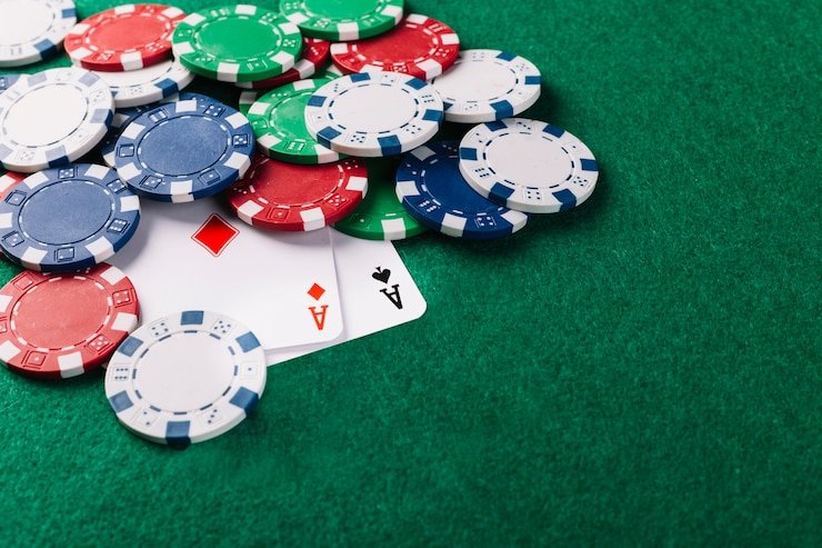Live dealer blackjack table with multi-camera feed